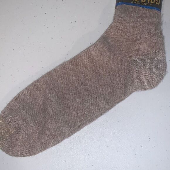 NWT Vintage Tan Gold Toe Women’s Ribbed Socks 7.5-13 - Picture 3 of 15